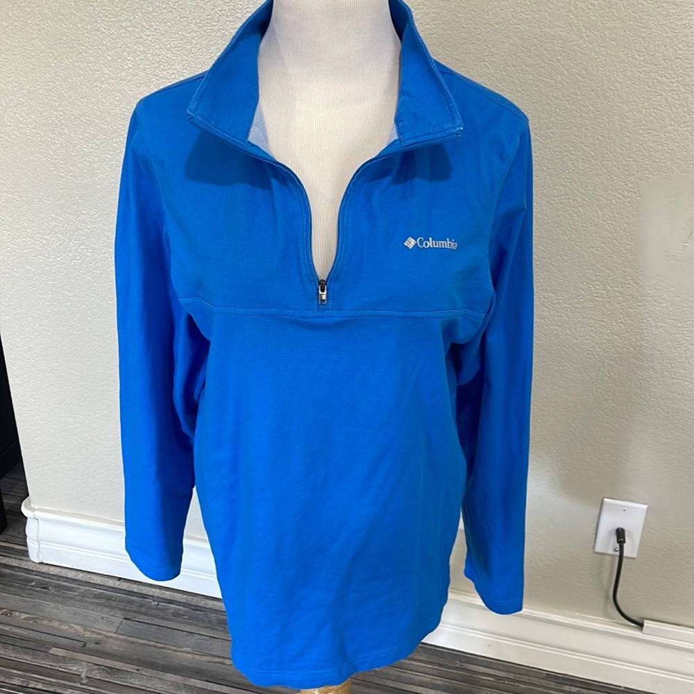 Columbia blue 1/4 zip